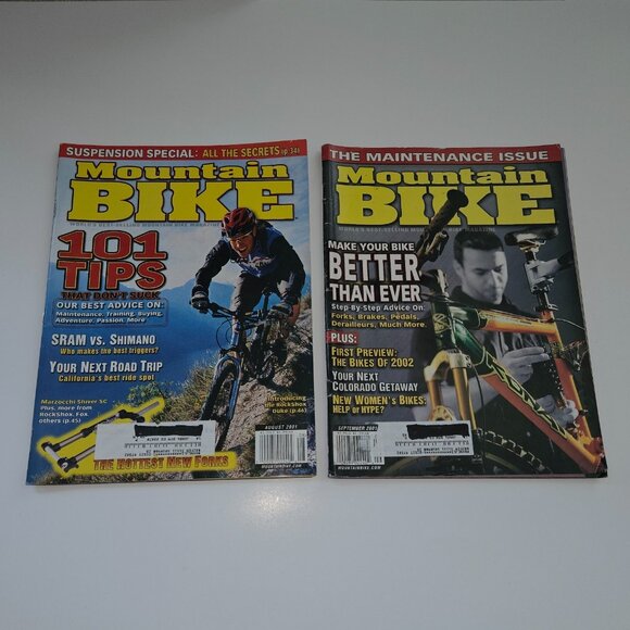 VTG 9 Mountain Bike Magazine Lot 2001 READ Condition Issues - Picture 9 of 16
